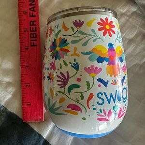 Swig Colorful Viva Fiesta Pattern Floral Tumbler NWOT